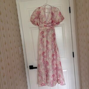 Hello Molly Floral V-Neck Maxi Dress